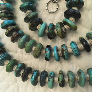Vintage Natural Turquoise Necklace